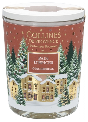 Collines de Provence Bougie de Noël 180 g - Senteur : Pain d'Épices