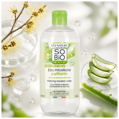Léa Nature SO BIO étic Apă Micelară Purificatoare Bio 500 ml