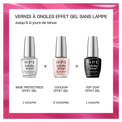 OPI Infinite Shine Base Protectrice Effet Gel 15 ml