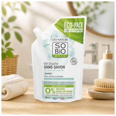 Léa Nature SO BIO étic Biologische Zeepvrije Douchegel 650 ml