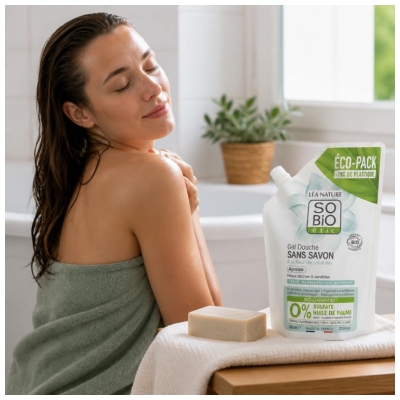 Léa Nature SO BIO étic Biologische Zeepvrije Douchegel 650 ml