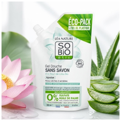 Léa Nature SO BIO étic Biologische Zeepvrije Douchegel 650 ml