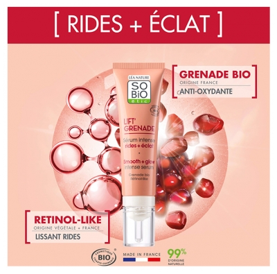 Léa Nature SO BIO étic Lift'Grenade Sérum Intense Rides + Éclat Bio 30 ml