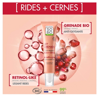 Léa Nature SO BIO étic Lift'Grenade Soin Regard Rides + Cernes Bio 15 ml