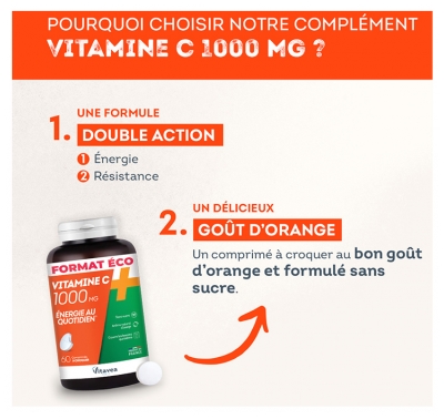 Vitavea Vitamine C 1000 mg 60 Comprimés à Croquer