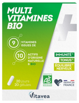 Vitavea Multi Vitamines Bio 20 Gélules