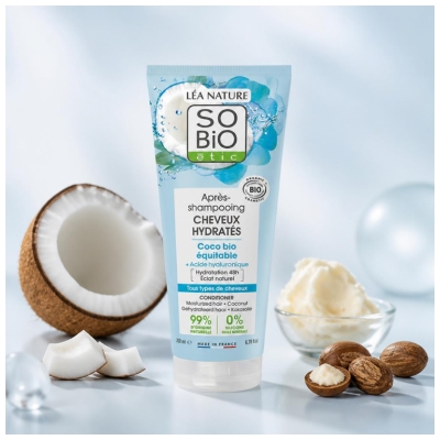 Léa Nature SO BIO étic Après-Shampoing Cheveux Hydratés Bio 200 ml