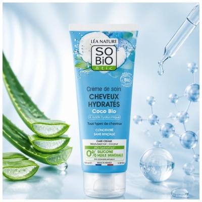 Léa Nature SO BIO étic Pflegecreme Hydratisiertes Bio-Haar 100 ml