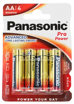 Panasonic Piles Pro Power AA LR6 4 Piles