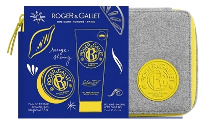 Roger & Gallet Twist Coffret Pain de Rasage 100 gr + Gel Après Rasage 75 ml