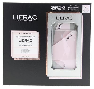 Lierac Lift Integral La Crème Jour Raffermissante 50 ml + Patchs Visage Réutilisables