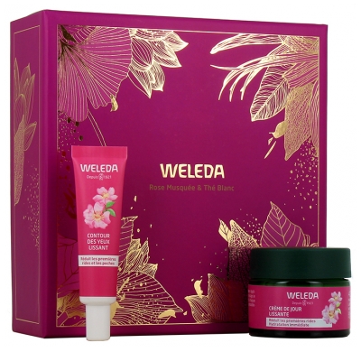 Weleda Crema Giorno Levigante Alla Rosa Canina 40 ml + Contorno Occhi Levigante Alla Rosa Canina 12 ml