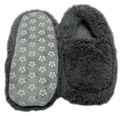 Soframar Cozy Well-Being Bouillotte Slippers - Colour: Dark Grey