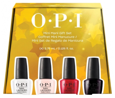 OPI Coffret Mini Manucure 4 Vernis