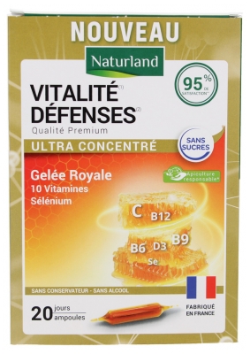 Naturland Vitalität Abwehrkräfte 20 Ampullen