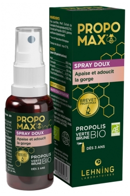 Laboratoires Lehning Propo Max Delikatny Spray do Gardła Organic 30 ml