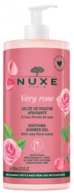 Nuxe Very rose Gelée de Douche Apaisante 750 ml