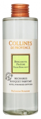 Collines de Provence Recharge Bouquet Parfumé 200 ml - Senteur : Bergamote Fraîche