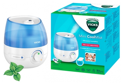 Vicks Mini Humidificateur à Ultrasons VUL525E4