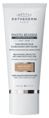 Institut Esthederm Photo Reverse Soin Protecteur Éclaircissant Anti-taches Teinté 50 ml - Teinte : Beige Médium