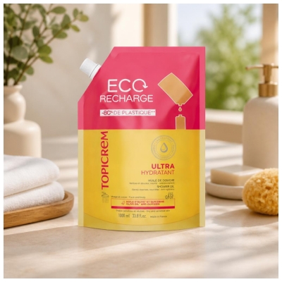 Topicrem Ultra-Hydratant Eco-Polnilo za olje za prhanje 1000 ml