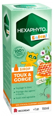 Hexaphyto Sciroppo per Bambini per Tosse e Gola 150 ml