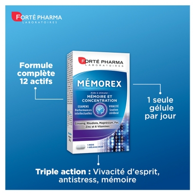 Forté Pharma Memorex 30 Gélules