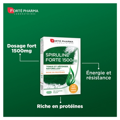 Forté Pharma Spiruline Forte 1500 30 Comprimés
