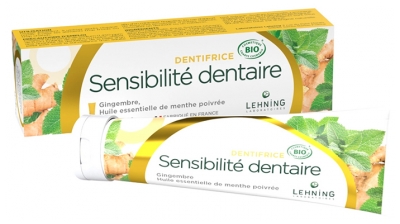 Laboratoires Lehning Dentifrice Sensibilité Dentaire Bio 80 g