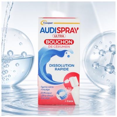 Audispray Ultra Bouchons de Cérumen 20 ml