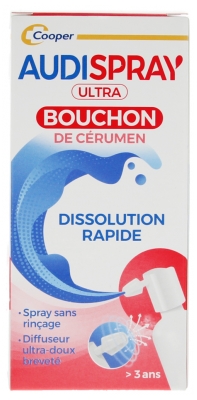 Audispray Ultra Bouchons de Cérumen 20 ml