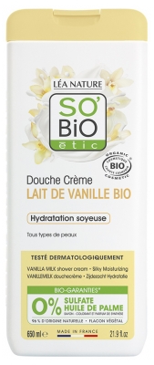 Léa Nature SO BIO étic Douche Crème Lait de Vanille Bio 650 ml