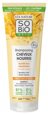 Léa Nature SO BIO étic Shampoing Cheveux Nourris Karité Bio 250 ml