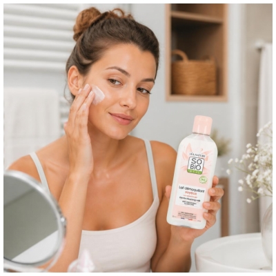 Léa Nature SO BIO étic Organiczne Ośle Mleko Jedwabiste Mleczko Oczyszczające 200 ml