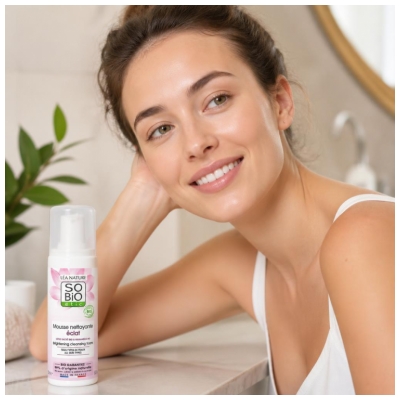 Léa Nature SO BIO étic Mousse de Limpeza Luminosidade Bio 150 ml