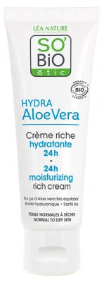 Léa Nature SO BIO étic Hydra Aloe Vera 24H Moisturizing Rich Cream Organic 50 ml