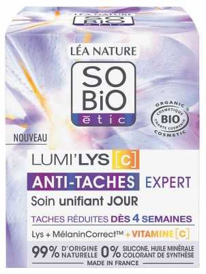 Léa Nature SO BIO étic Lumi'Lys [C] Soin Unifiant Jour Anti-Taches Expert Bio 50 ml