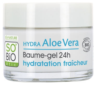 Léa Nature SO BIO étic Hydra Aloe Vera Baume-Gel 24H Hydratation Fraîcheur Bio 50 ml