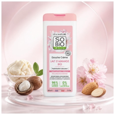 Léa Nature SO BIO étic Douche Crème Lait d'Amande Bio 650 ml