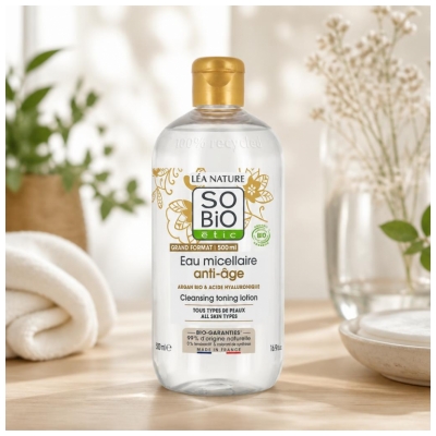 Léa Nature SO BIO étic Ekologiskt Anti-Age Micellärvatten 500 ml