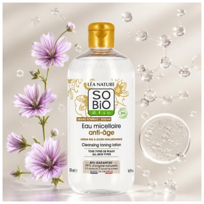 Léa Nature SO BIO étic Ekologiskt Anti-Age Micellärvatten 500 ml