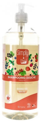 Simply Bio Shampoing Douche Fruité Bio 1 L