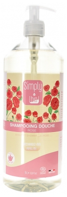 Simply Bio Champú de Ducha de Rosas Ecológicas 1 L