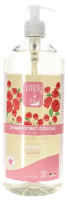 Simply Bio Shampoo Doccia Alla Rosa Biologica 1 L