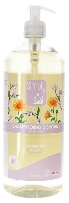 Simply Bio Champú de Ducha Ecológico Para Toda la Familia 1 L