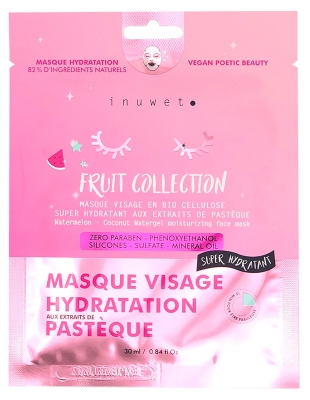 Inuwet Fruit Collection Maschera Viso Idratante All'anguria 30 ml