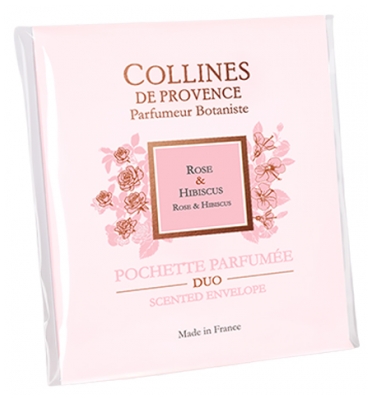 Collines de Provence Pochette Parfumée Duo - Parfum : Rose & Hibiscus