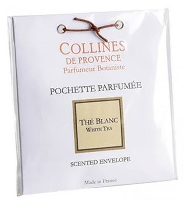 Collines de Provence Pochette Parfumée Les Naturelles - Senteur : Thé Blanc