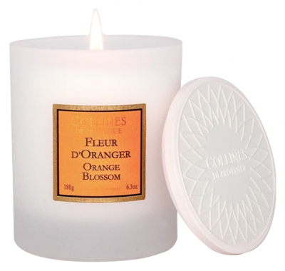 Collines de Provence Les Naturelles Bougie Parfumée 180 g - Senteur : Fleur d'Oranger