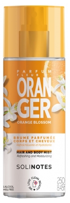 Solinotes Névoa Perfumada Corpo e Cabelo 250 ml - Perfume: Flor de Laranjeira